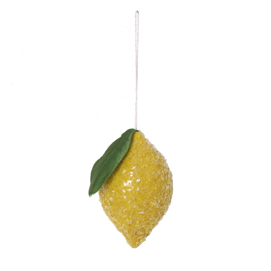 Spun Cotton Ornament: Lemon