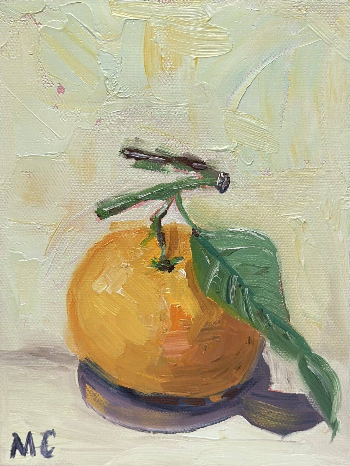 Leafy Mandarin Postcard