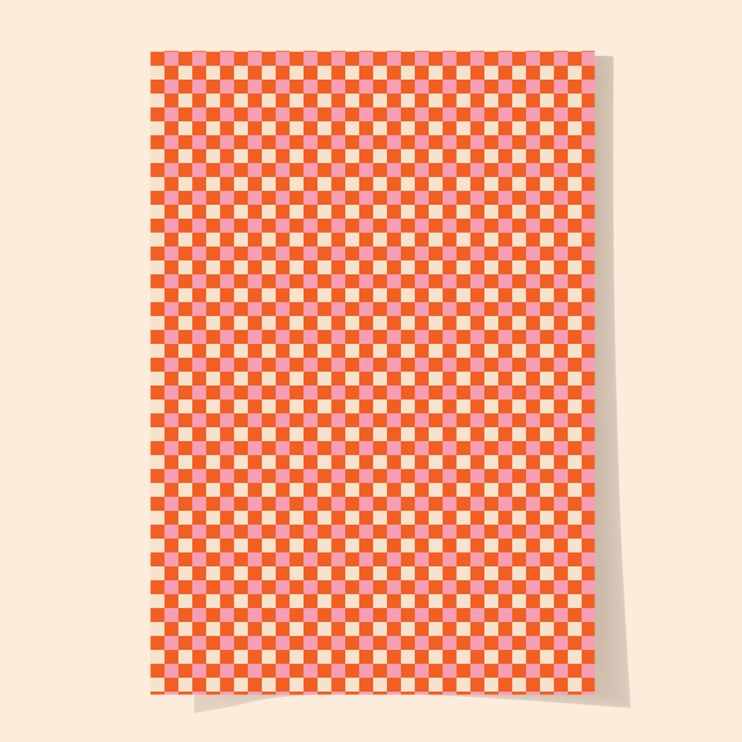 Wrapping Paper Roll/3 sheets - Pitaya