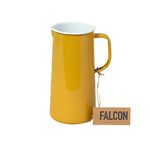 Falcon Enamel 3 Pint Jug with classic design and durable construction, perfect for serving large quantities of drinks. Mustard Yellow
