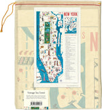 Tea Towel New York Map