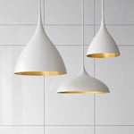 Agnes Pendant: Plaster White
