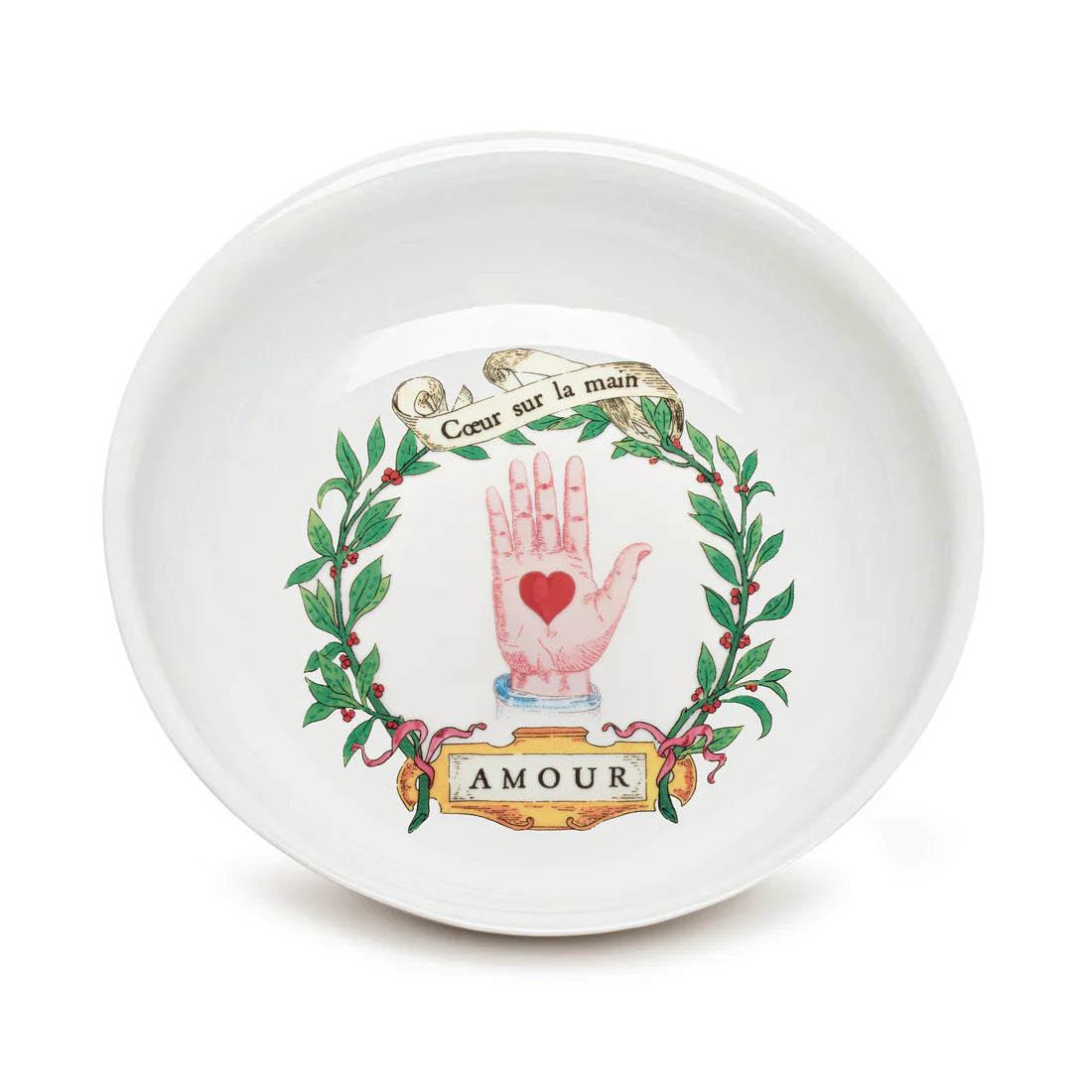 Soup Plate: Heart on Hand