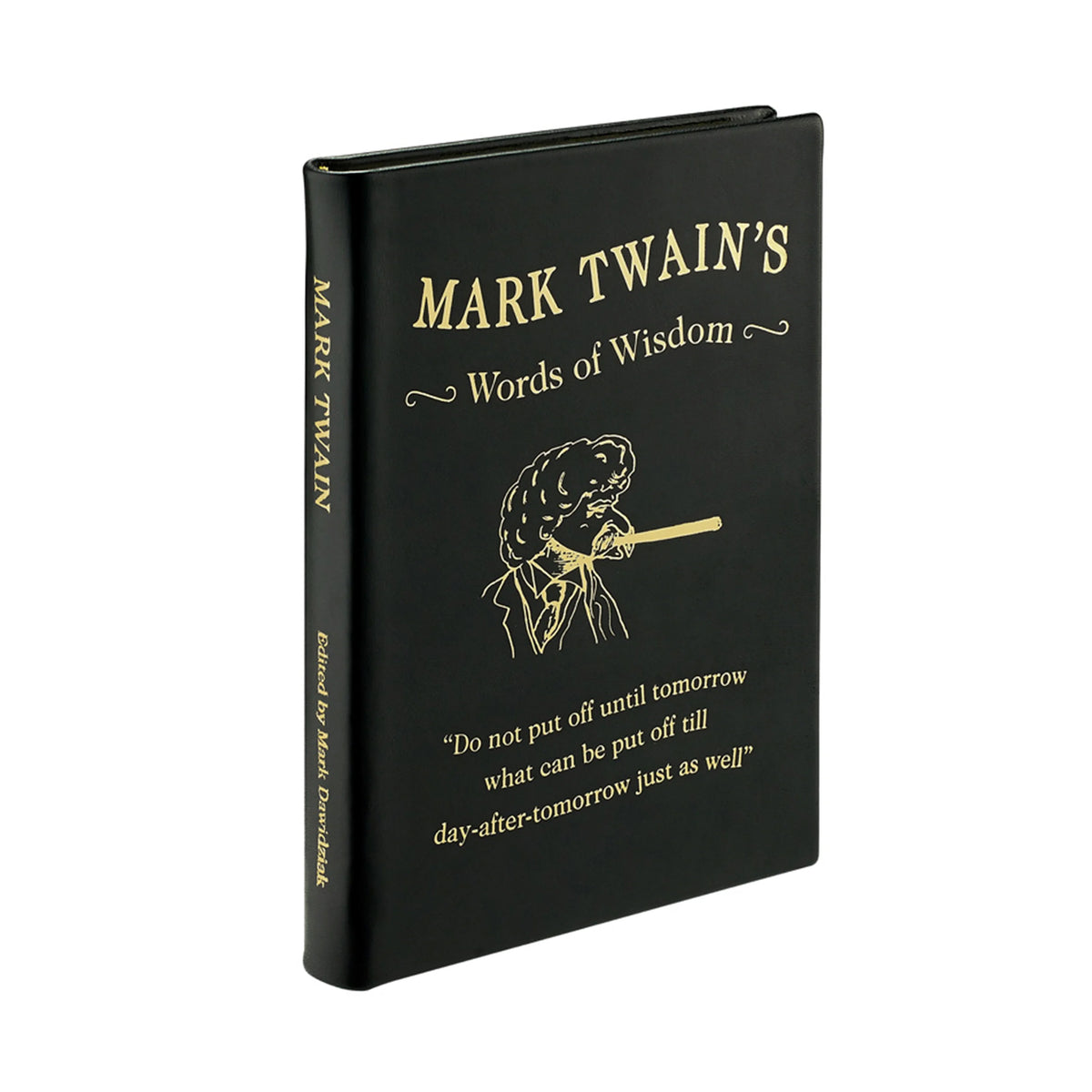 Leather book Mark Twain's Words of Wisdom