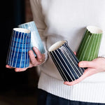 Creamer Sgrafitto Stripe - Blue