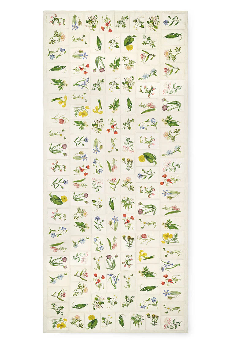 Tablecloth S&B x JD 'Botanical Tiles' linen