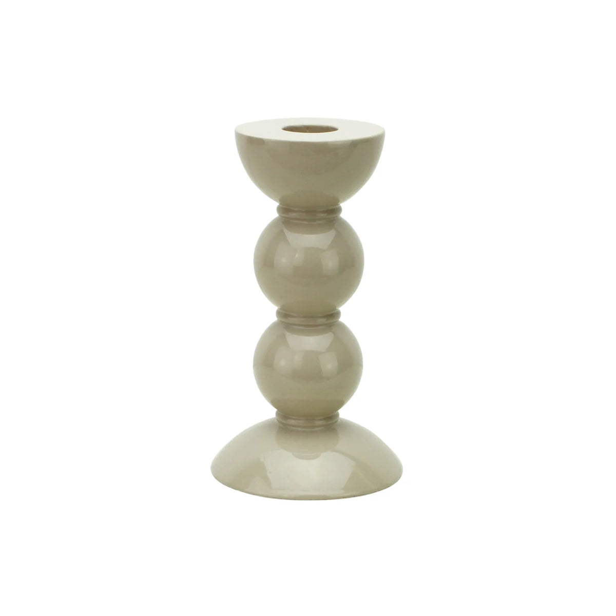 Cappuccino Bobbin Candlestick