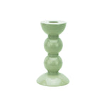 Sage Green Bobbin Candlestick