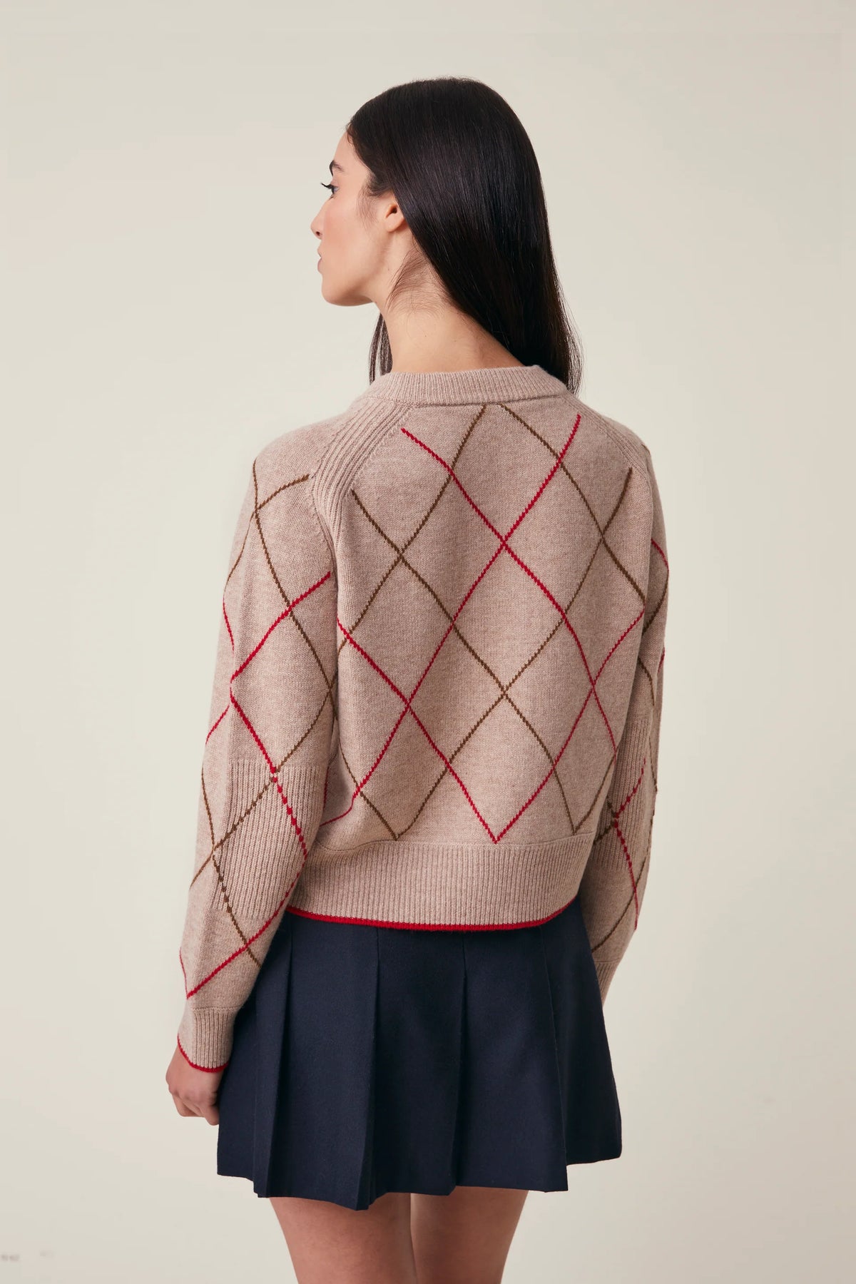 Sweater Cardigan Auguste Arlequin Cord M