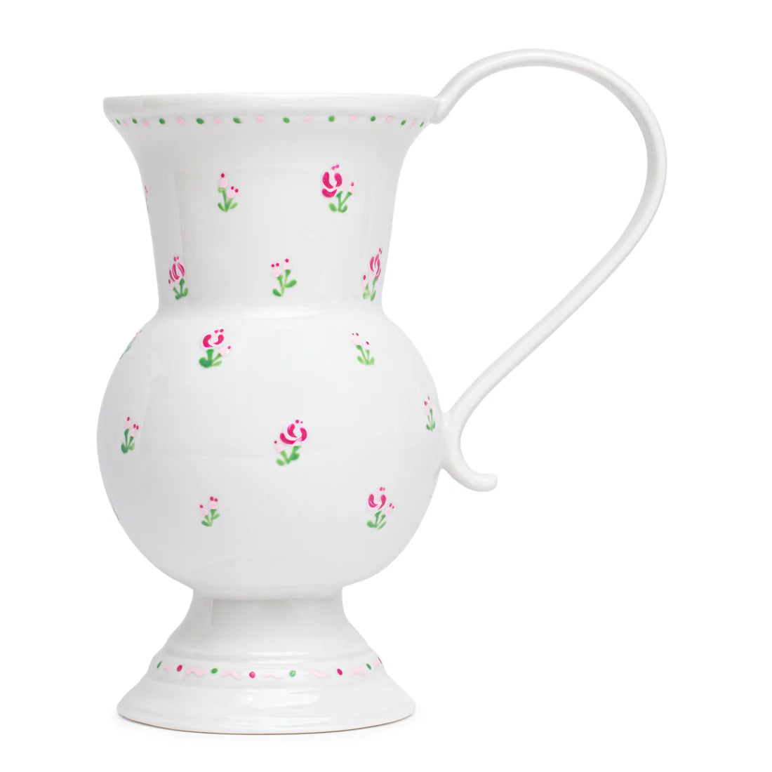 The Hand-Painted Roses Porcelain Jug by Marin Montagut is perfect for those who appreciate classic French design and artisanal craftsmanship. Whether you use it as a decanter, a vase, or simply as a beautiful decorative piece, it will bring an elegant touch of French heritage into your home.