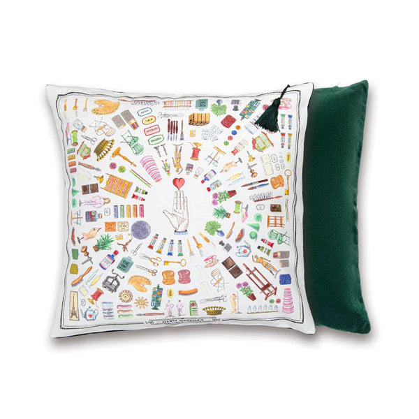 The French Cushion: Wonderful Paris by Marin Montagut brings a whimsical touch to your home with its charming design. Featuring an illustration by Marin Montagut, this cushion adds a playful element to any space.