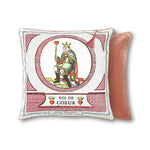 The French Cushion: House of Happiness by Marin Montagut brings a whimsical touch to your home with its charming design.