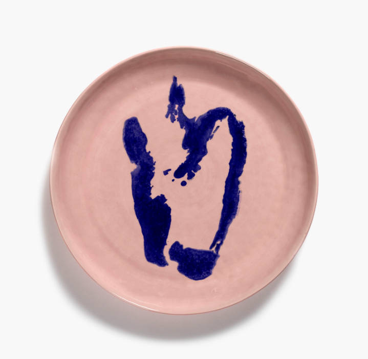 Serving Plate S : Pink - Blue Pepper