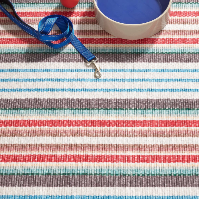 Washable Rug: Ranch Stripe