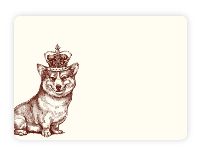 Royal Corgi Notes A6