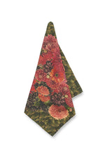 Napkin Dahlia Linen Red & Purple