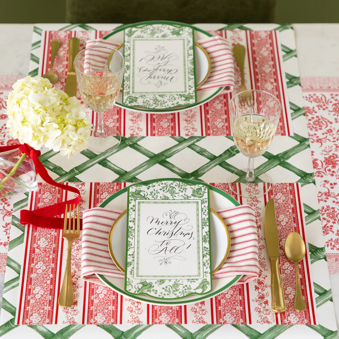 Placemat Paper - Red Burleigh