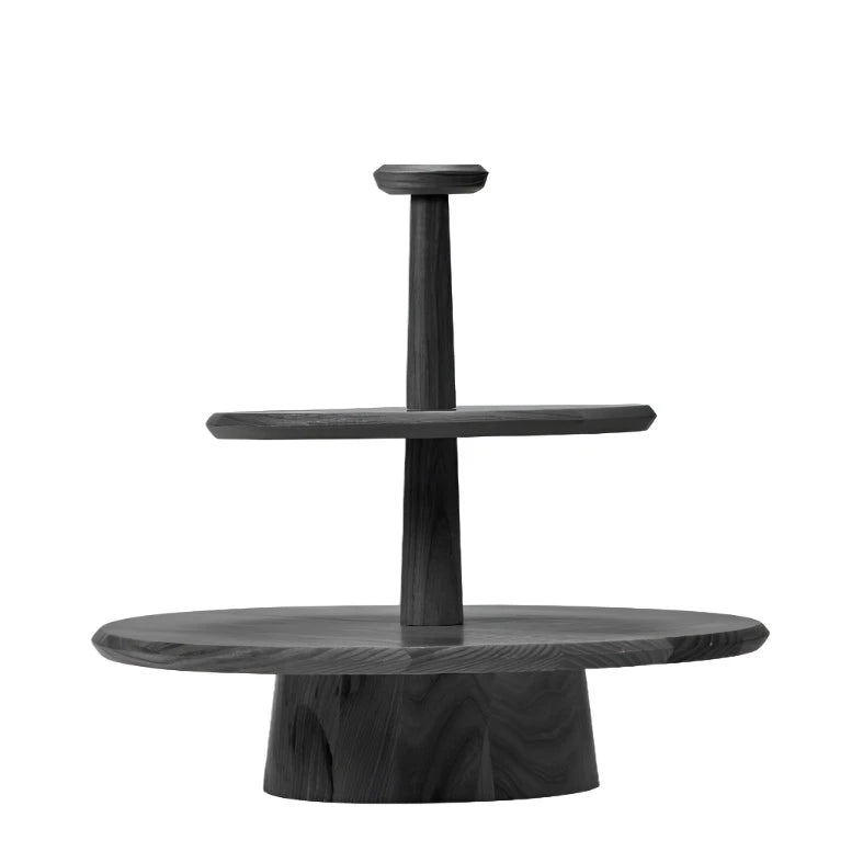 Cake Stand 01 Two Tier: Black