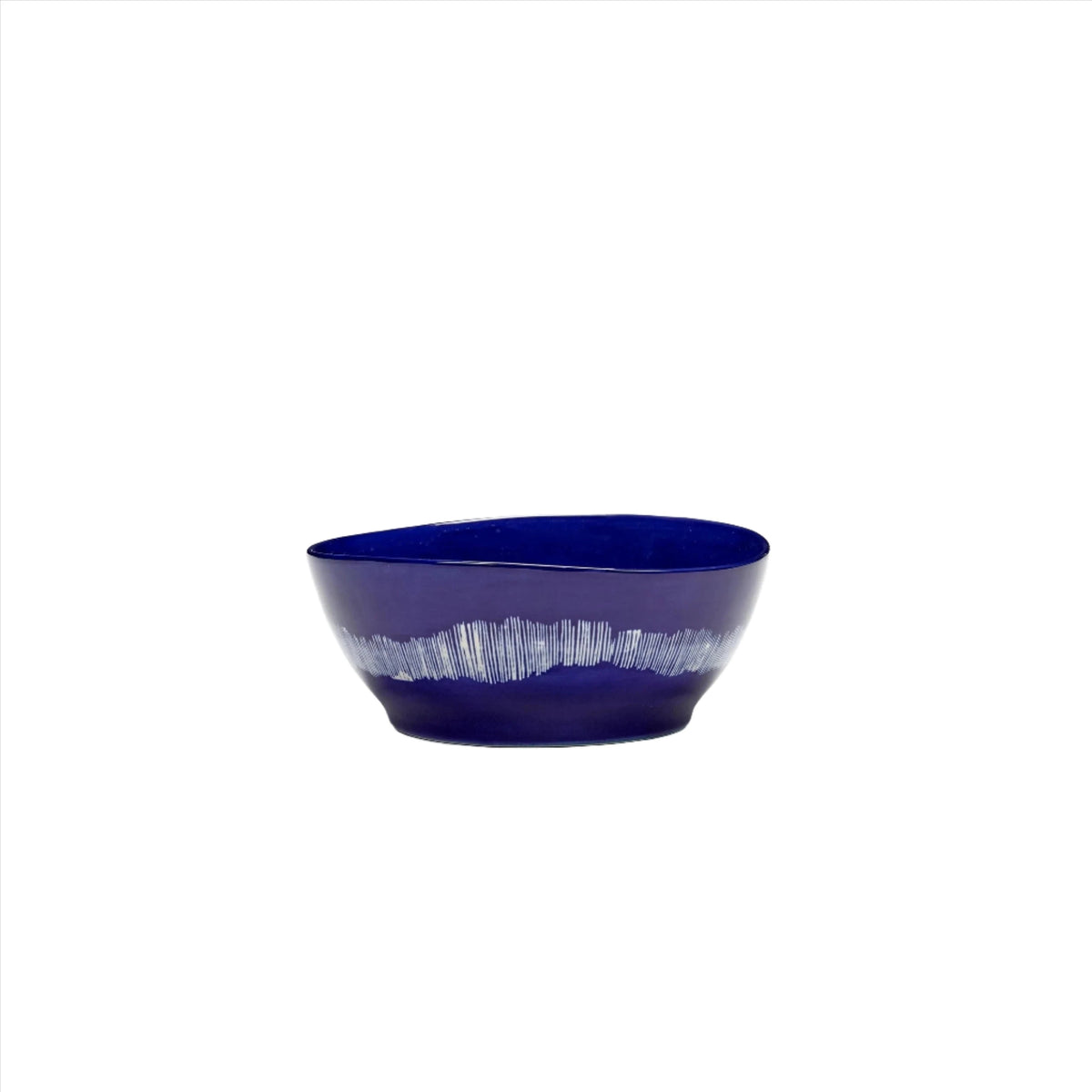 Bowl Feast 7 Lapis/White