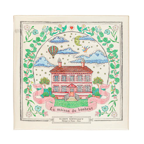 Silk Scarf: House of Happiness