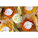 Placemat Felt - Burnt Orange Maple Leaf