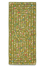 Tablecloth S&B x John Derian Green 'Fungi' Linen