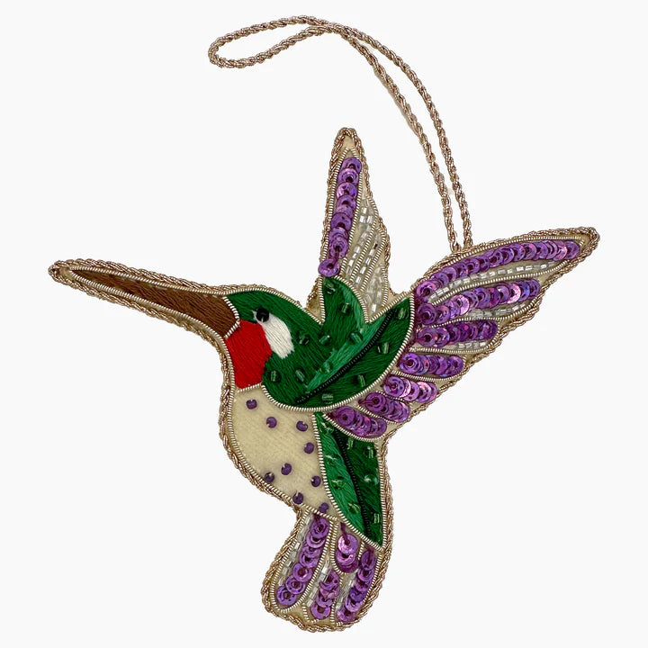 Orn Purple Hummingbird