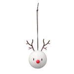 Hoptimist Holiday Reindeer Ornament - set of 2