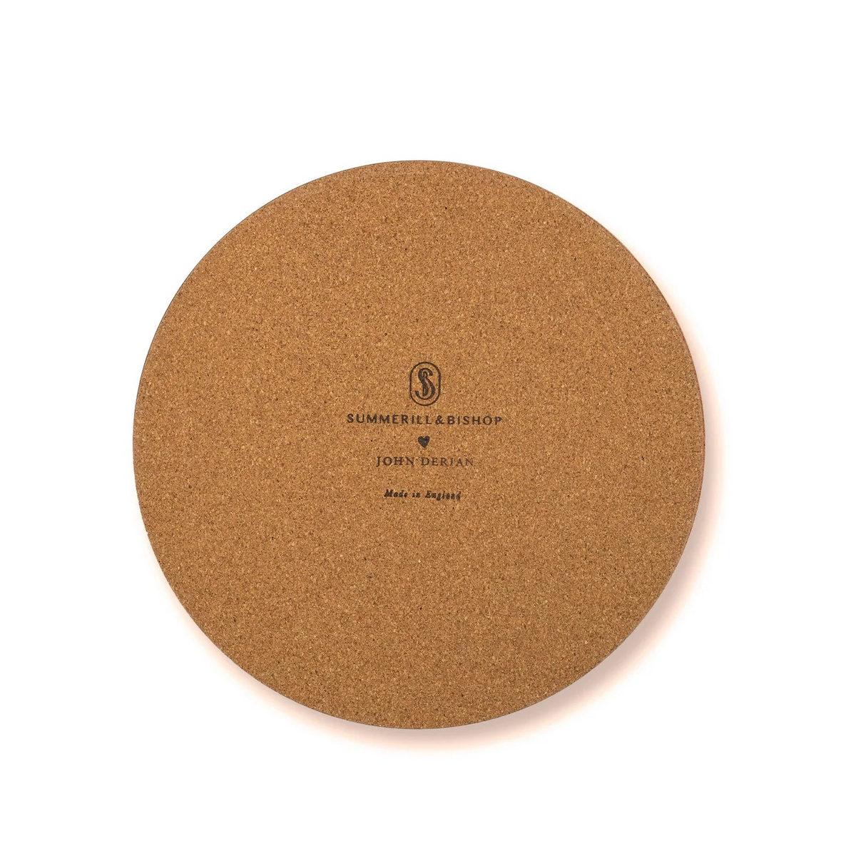 Placemat Waterlilly round - cork backed 13.5"
