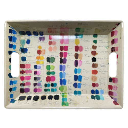 Mixed Tones Melamine Tray