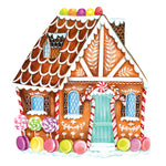 Placemat Paper - Die Cut Gingerbread House