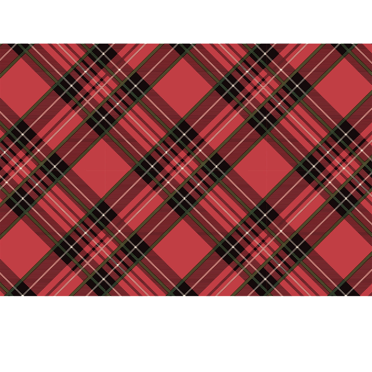 Placemat Paper- Red Plaid