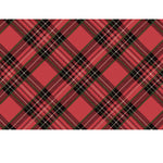 Placemat Paper- Red Plaid