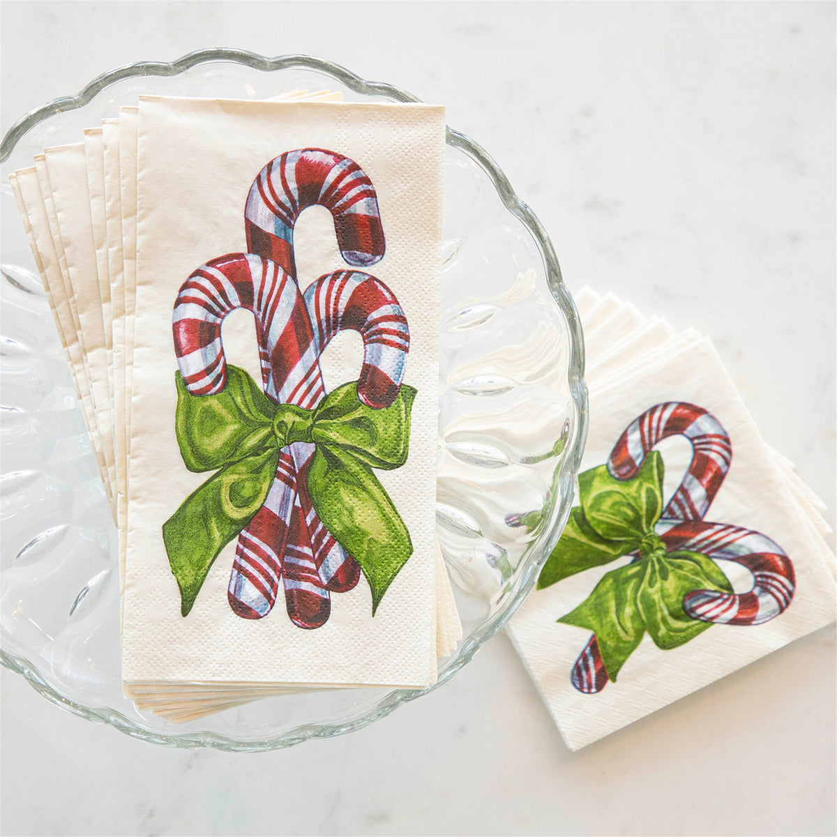 Candy Cane Napkins