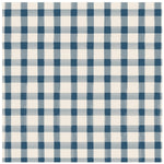 Napkin Cocktail Navy Painted Check