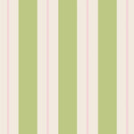 Napkin Cocktail Green/Pink Awning Stripe