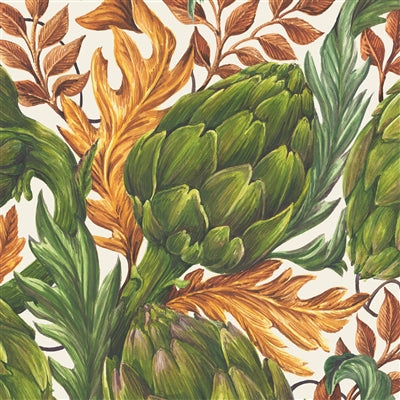 Napkin Cocktail Autumnal Artichokes
