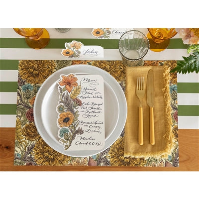 Placemat Paper - Autumn Acanthus