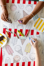 Placemats Coloring Summer Treats