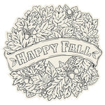 Placemat Paper - Diecut Happy Fall Coloring