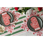 Runner Paper - Green & Red Stripe