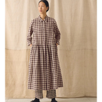 Dress Check Linen