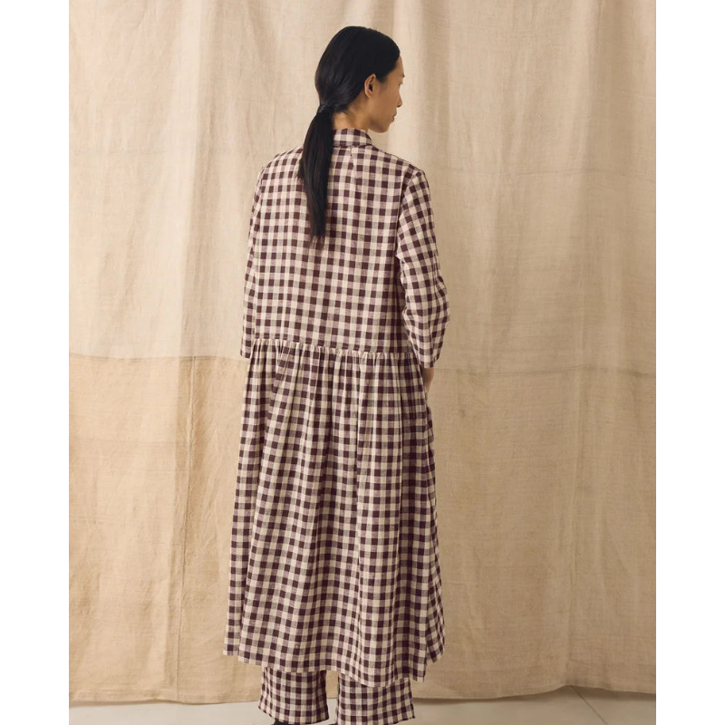 Dress Check Linen