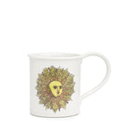 "Front view of the Sun Mug by Marin Montagut, featuring a vibrant sun illustration with bold and cheerful colors."
