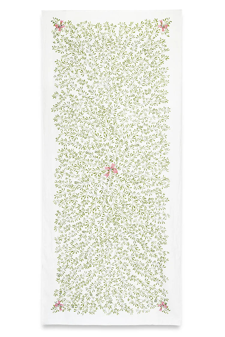 Tablecloth Mistletoe Kiss