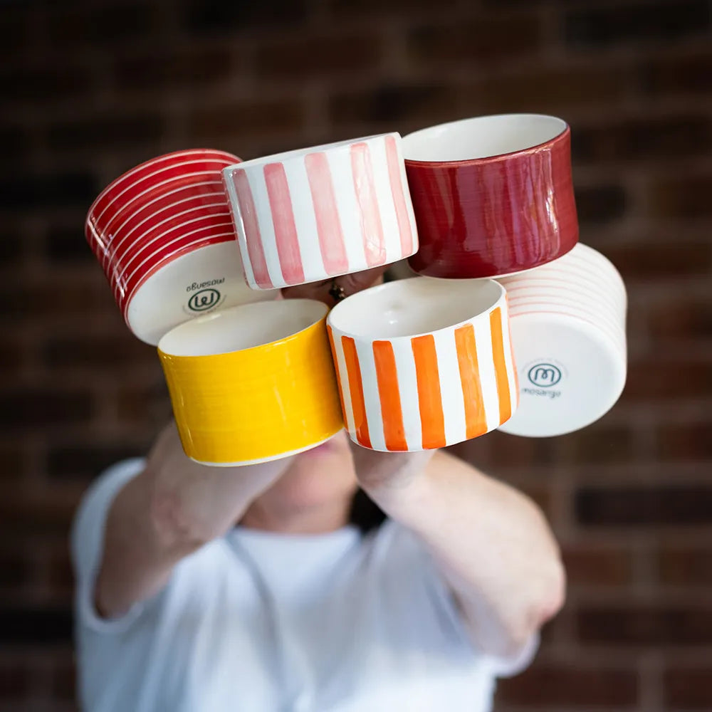 Mug Candy Stripe Blue