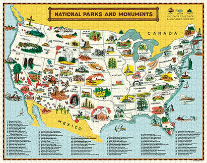 Puzzle National Parks Posters