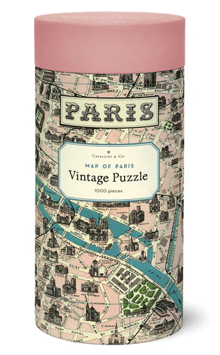 Puzzle Map Of Paris