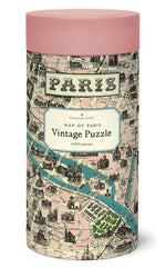Puzzle Map Of Paris