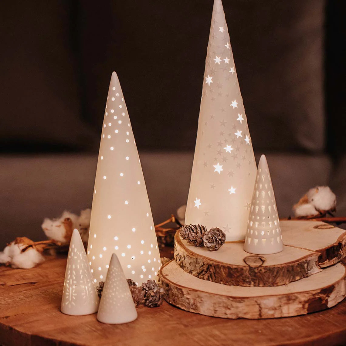Light Forest LED Lit Trees - Dots